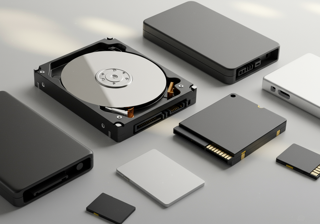 Examples of storage devices